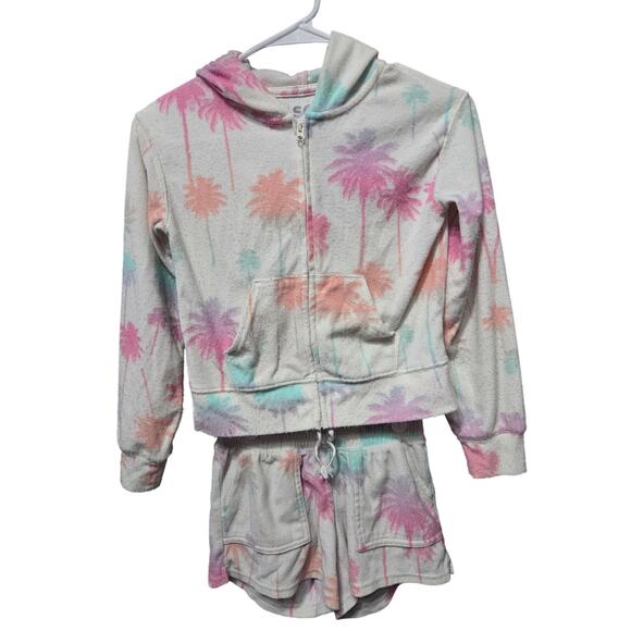 5/$25 Colorful Palm Tree Outfit - SO - M (8) - Picture 1 of 3